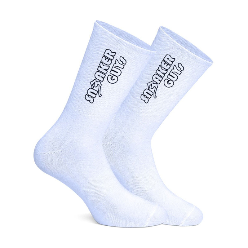 SneakFreaxx Chaussettes Sneaker Guys Blanc-Noir